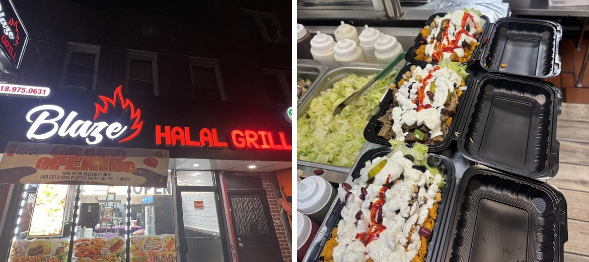 Blaze Halal Grill Menu