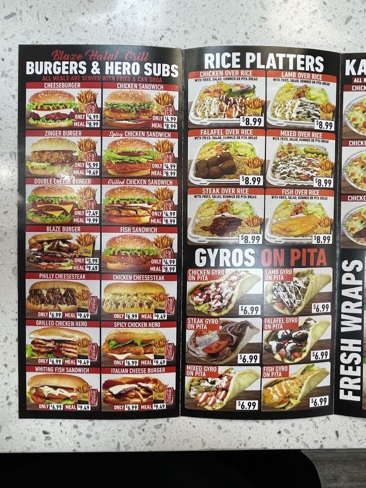 Blaze Halal Grill Menu image 4